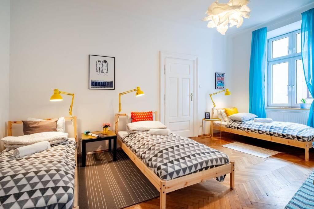 Blue Peace-Apartment With Free Parking In Center For 1-6 People Krakow Dış mekan fotoğraf